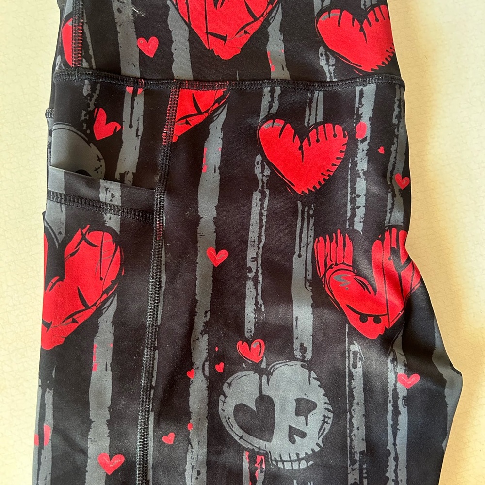 Constantly Varied Gear Heartbeat Leggings - Red and Black - Picture 2 of 3